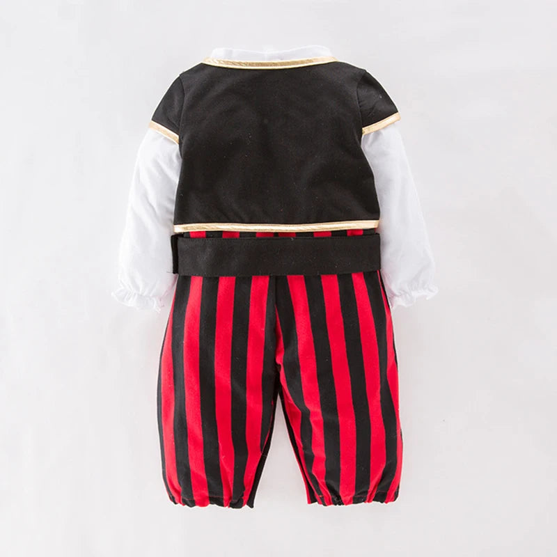 Déguisement Pirate Barboteuse Bébé Dos