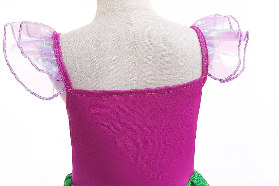 Déguisement Sirène Vert et Rose Style