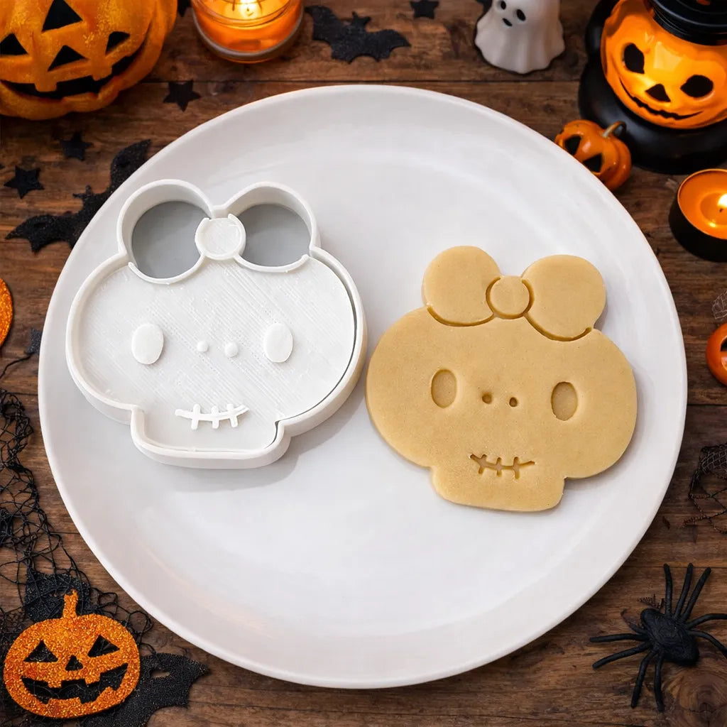 Emporte-Pièce 3D Plastique Crâne