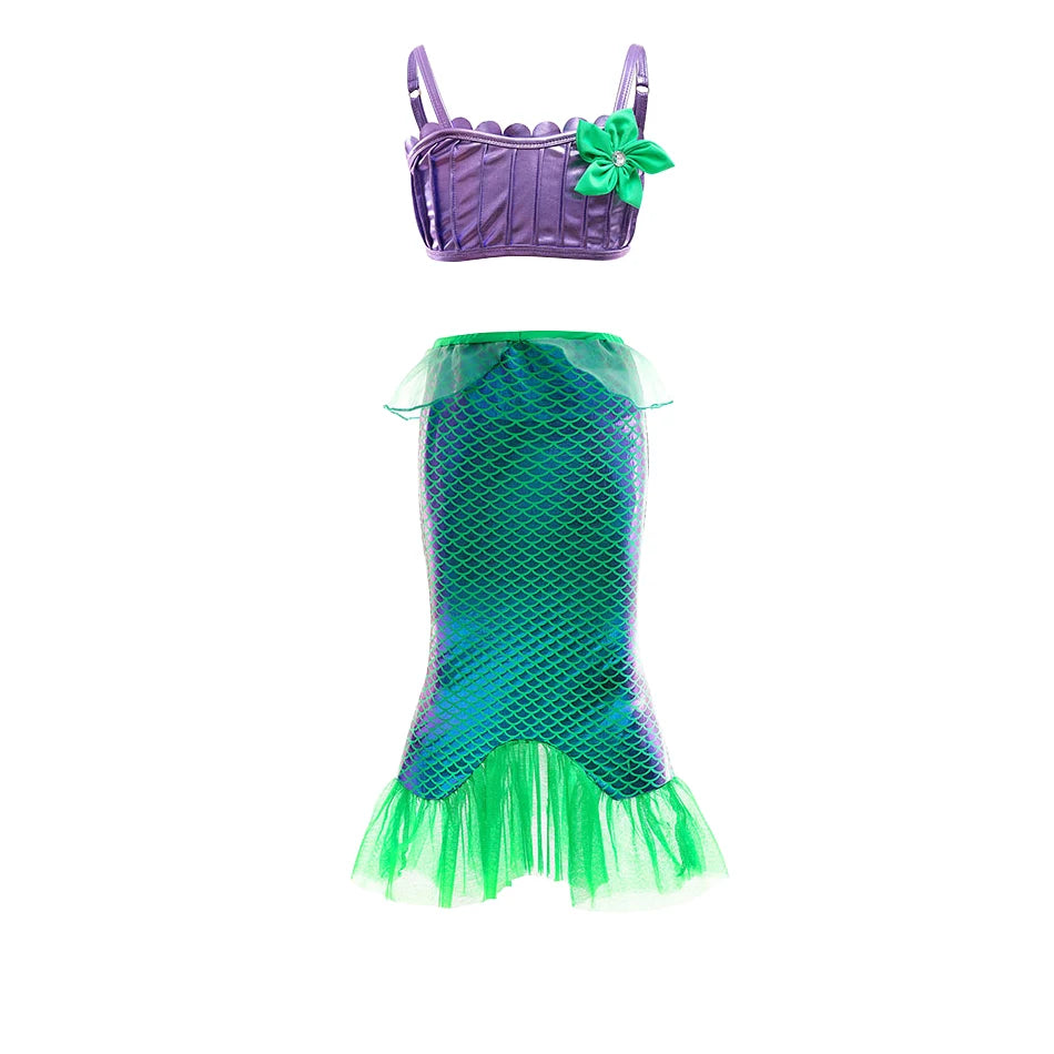 Ensemble Déguisement Sirène Fillette stylé