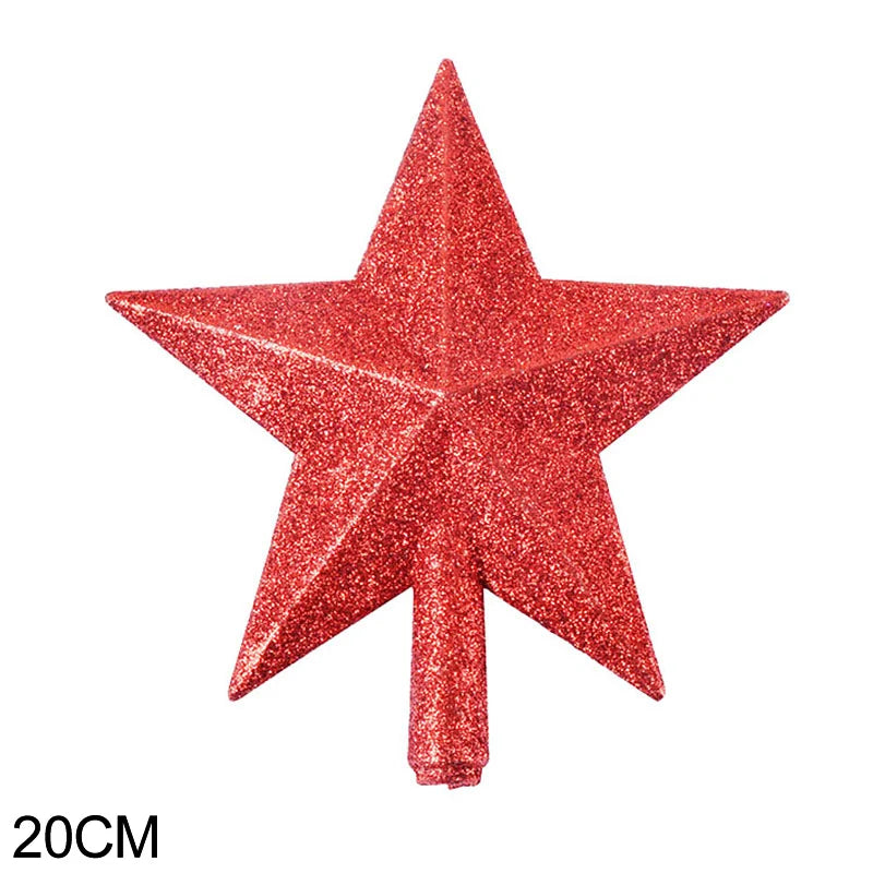 Etoile Sapin de Noël Rouge