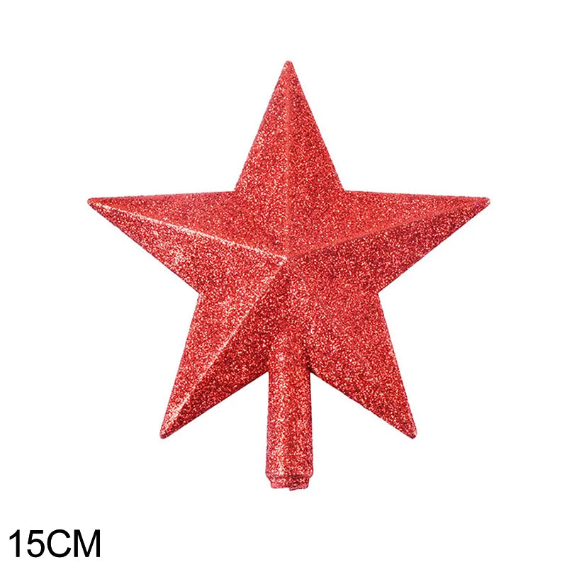 Etoile Sapin de Noël Rouge léger