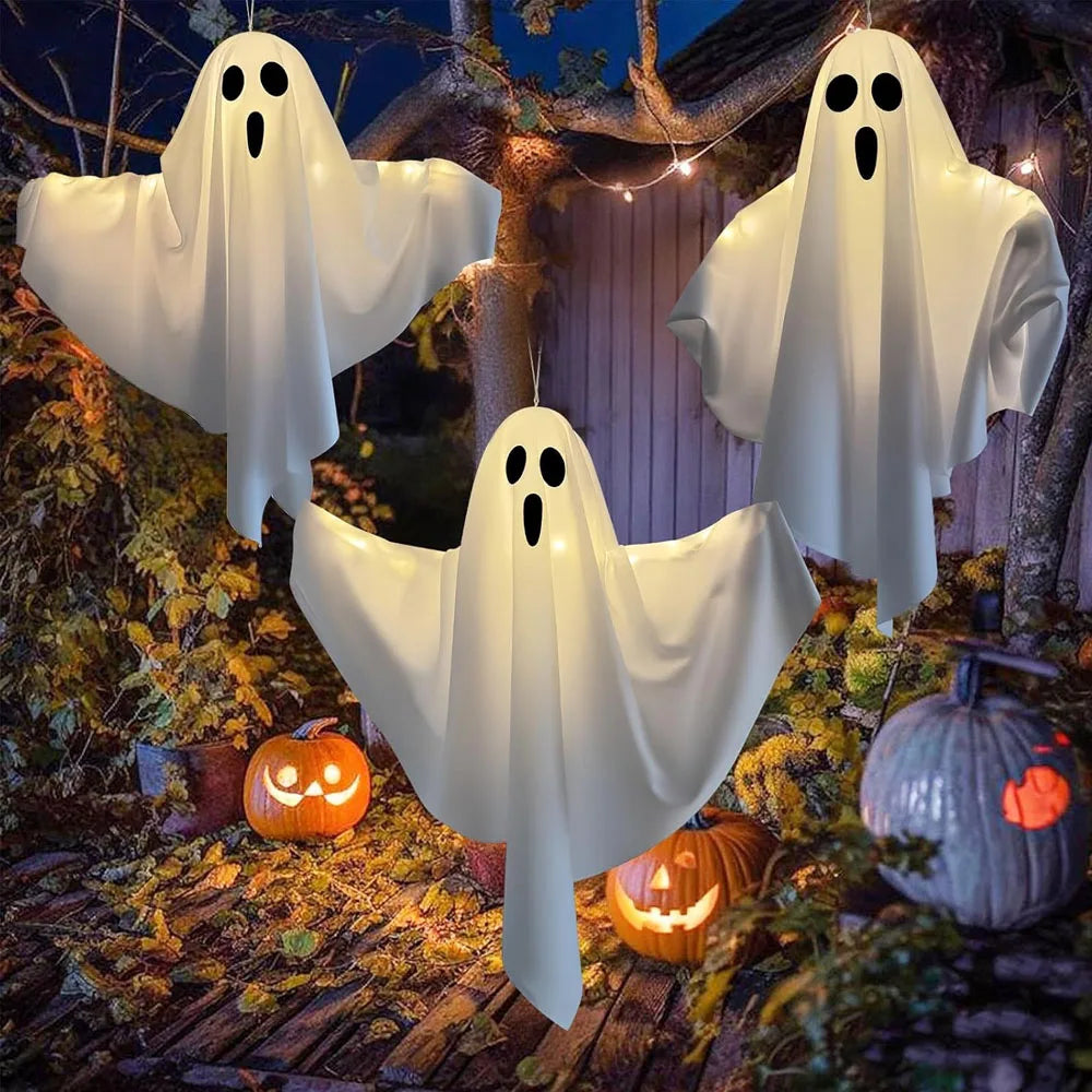 Fantôme Blanc Halloween Minimaliste