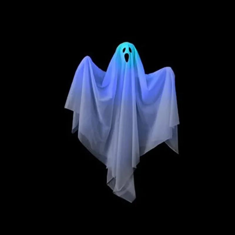 Fantôme Effrayant LED Bleu Déco Halloween Design