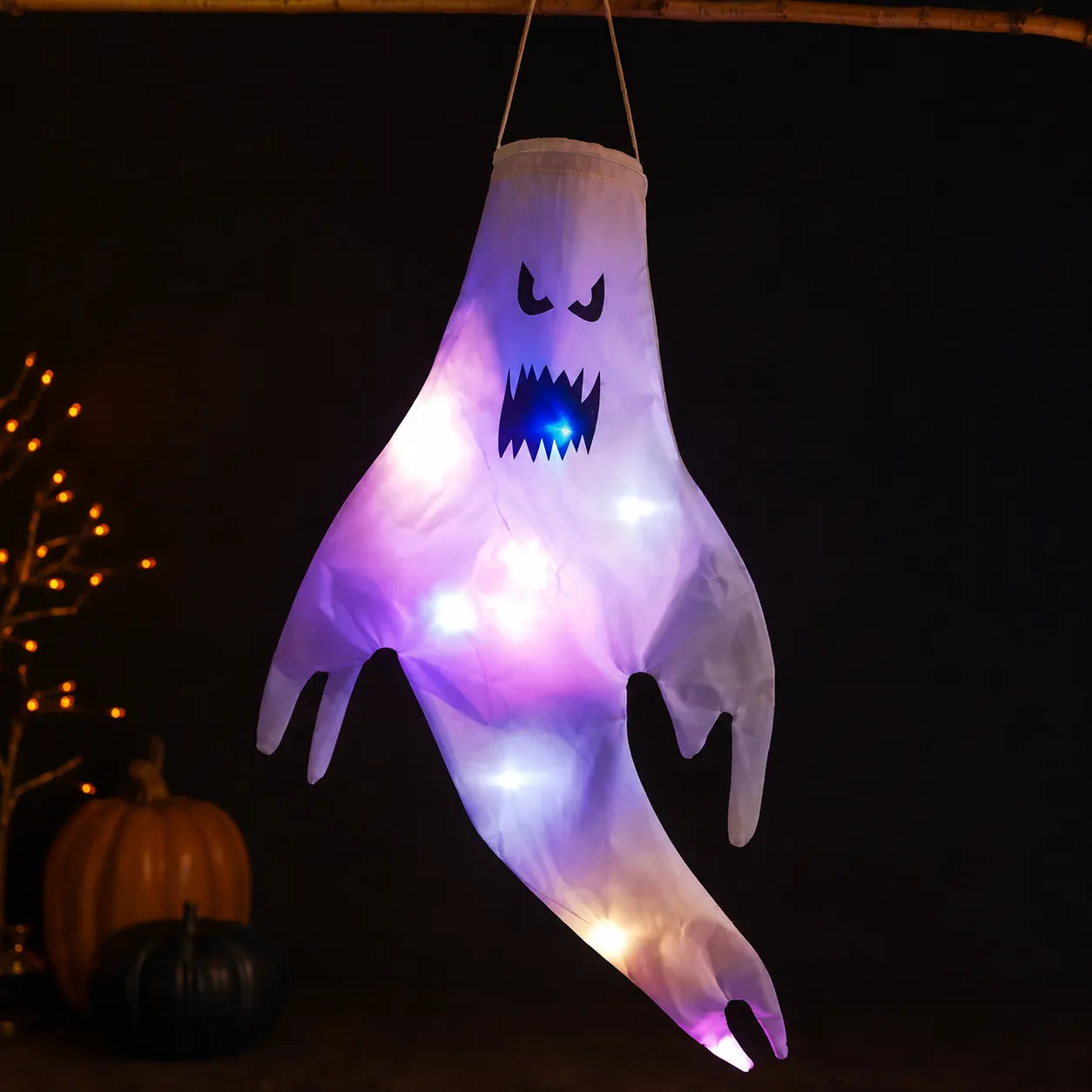 Fantôme Suspendu en Tissu Lumineux Design
