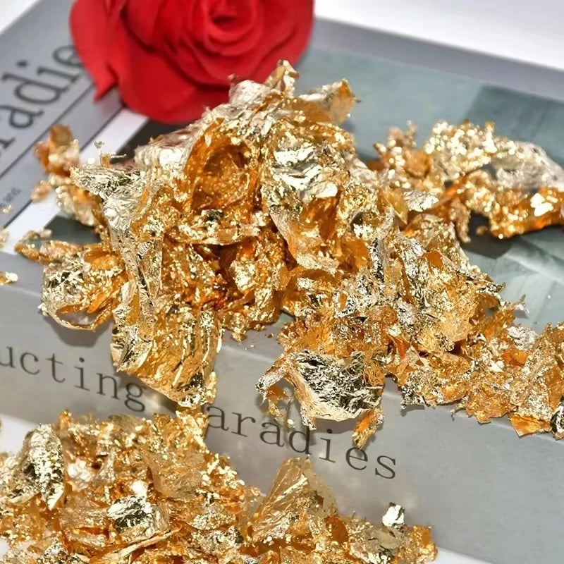 Feuilles d’or Dorées Pour Gâteau