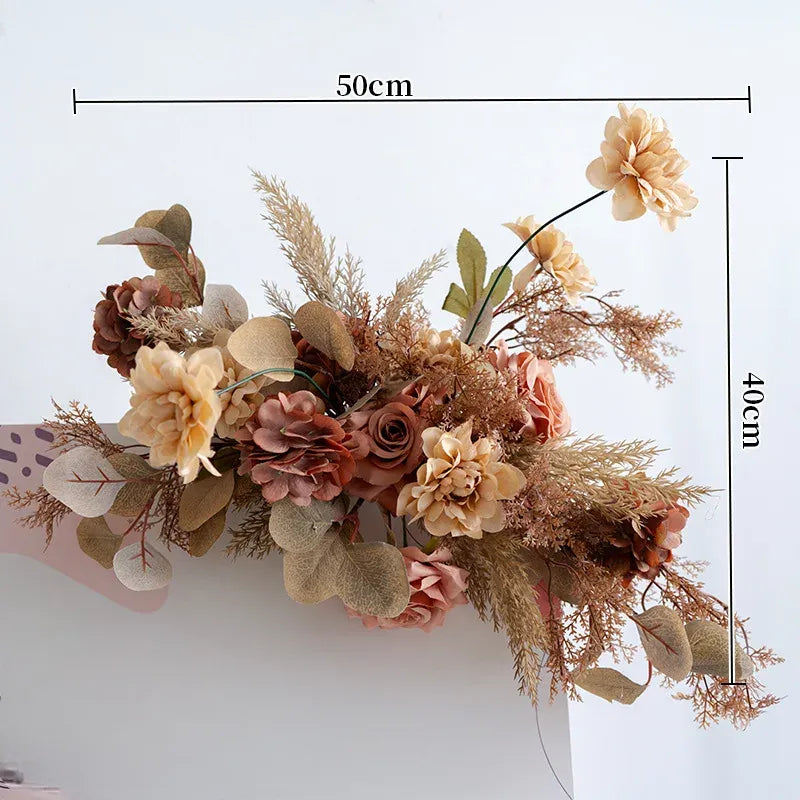 Fleur Arche Mariage à Feuilles d’Eventail Elégante