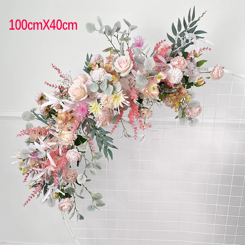 Fleurs Roses Artificielles Elégantes pour Arche Chic
