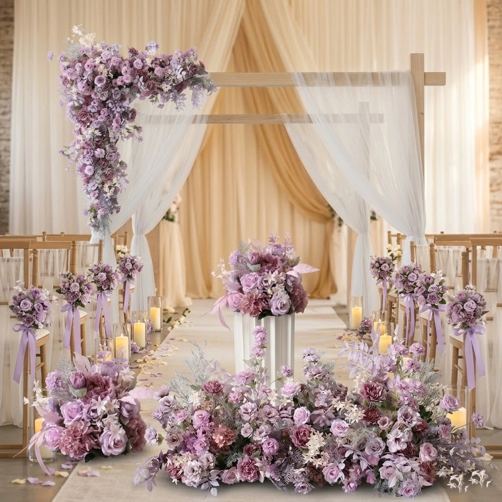 Fleurs Violettes Artificielles