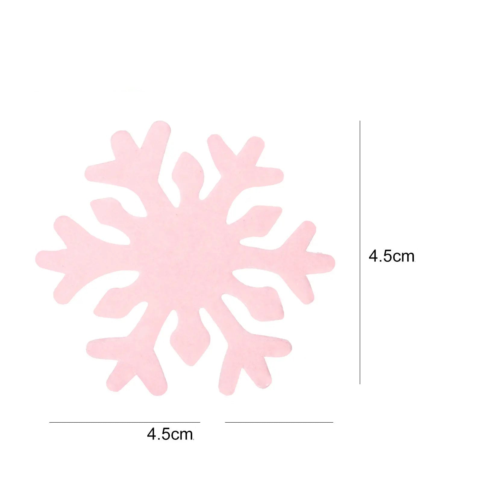 Flocon de Neige Déco en Papier de Riz Taille