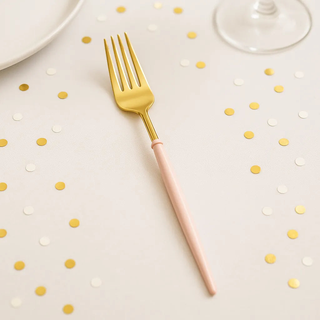 Fourchette Rose Or1