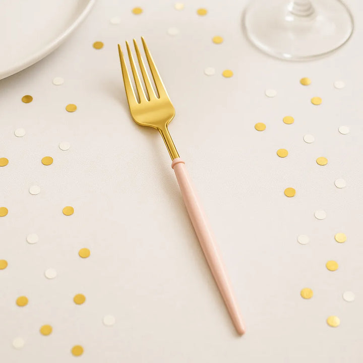 Fourchette Rose Or1