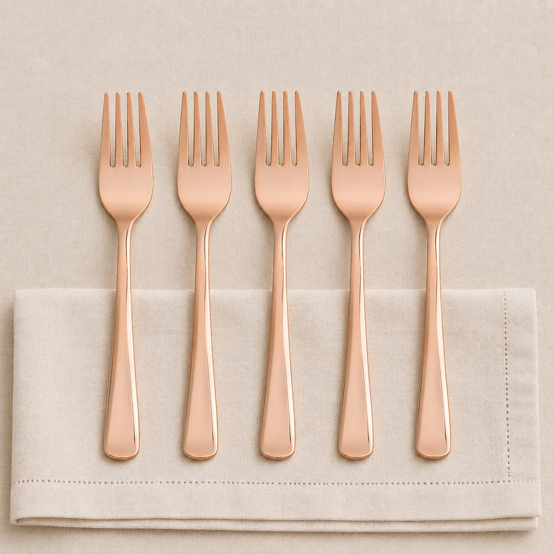 Fourchettes Anniversaire Rose Gold Classe