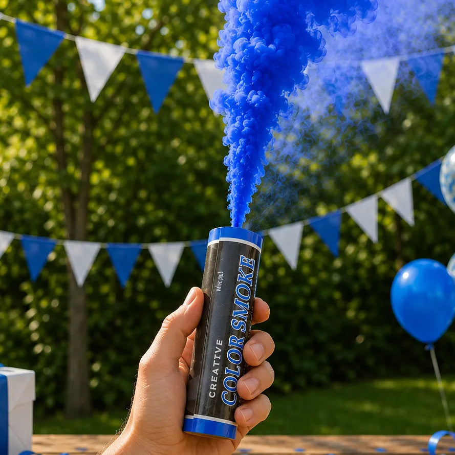 Fumigène à Main Bleu