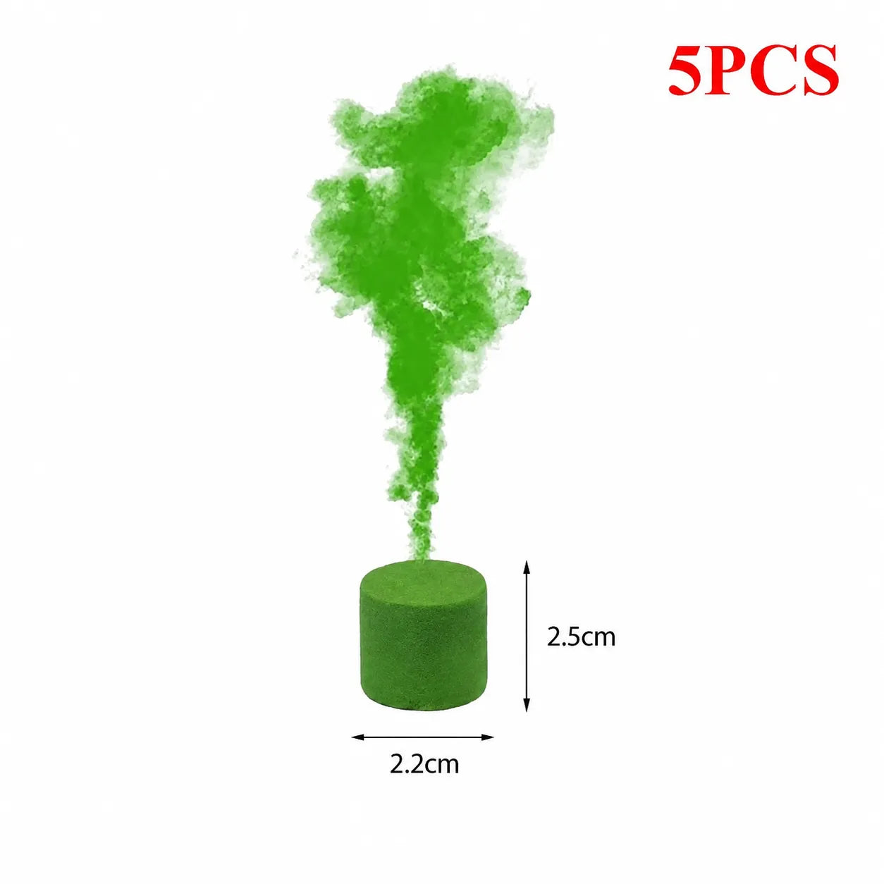 Fumigène de Sol Vert Minimaliste