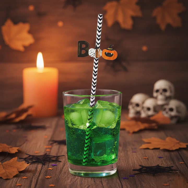 Paille Halloween BOO