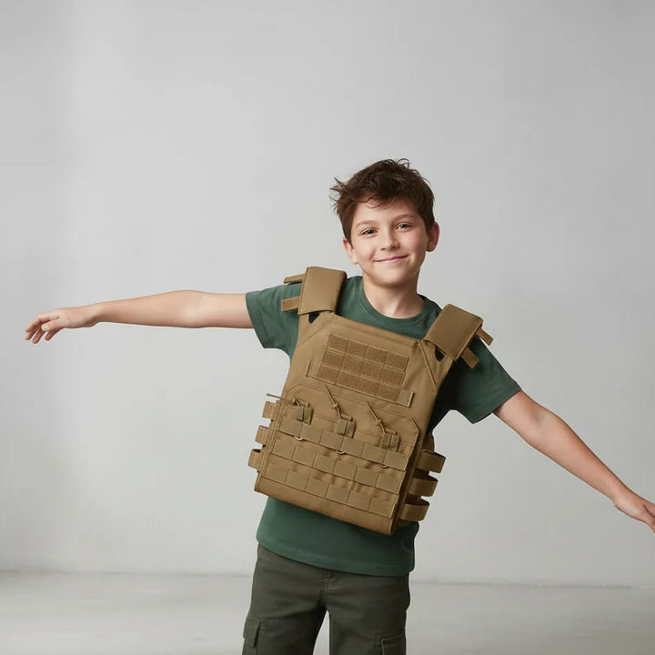 Gilet d’Entraînement Beige Enfant