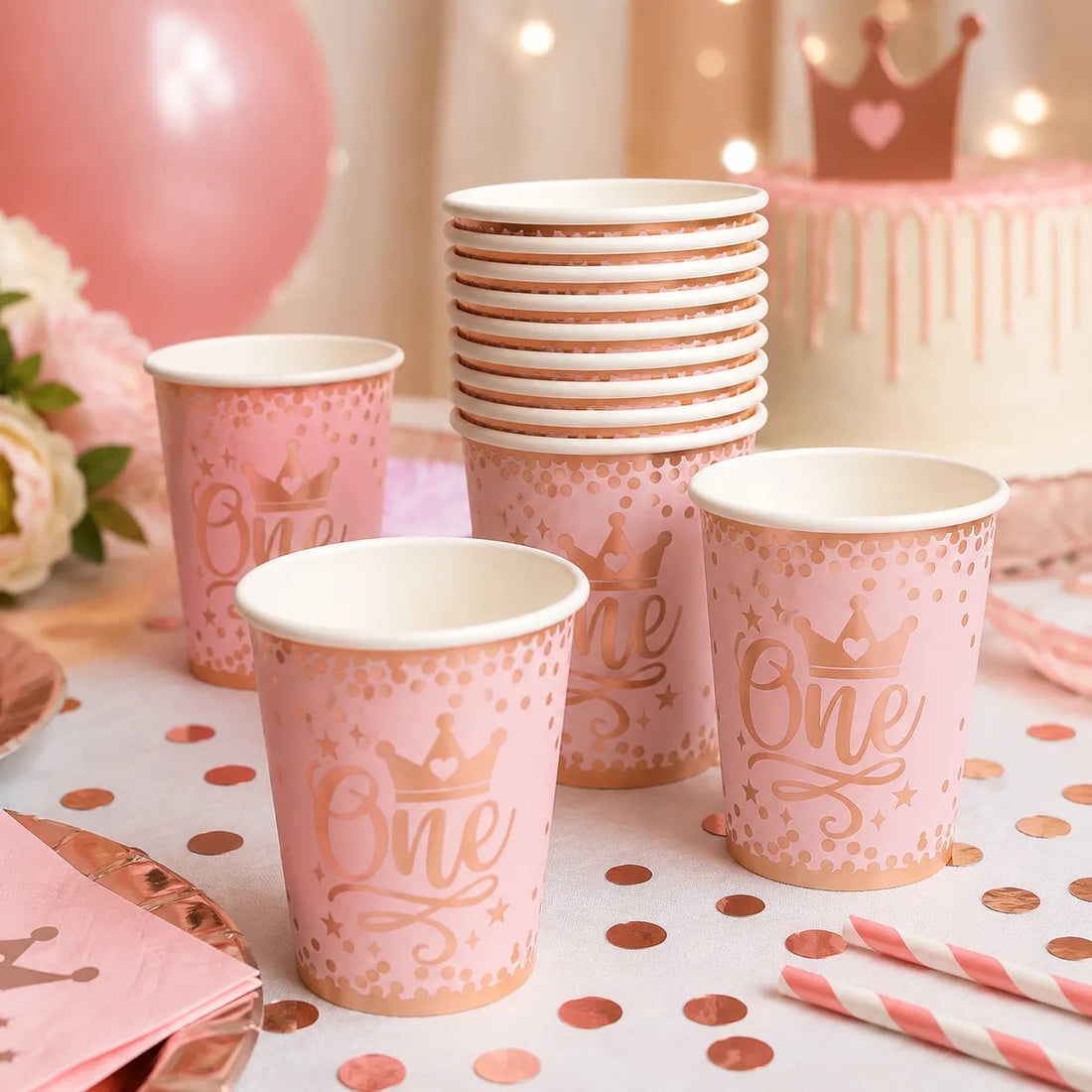 Gobelet Anniversaire Rose 1 An Beau