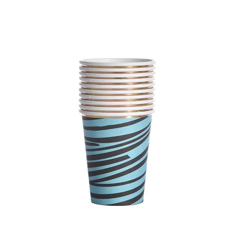 Gobelet Bleu Zébré
