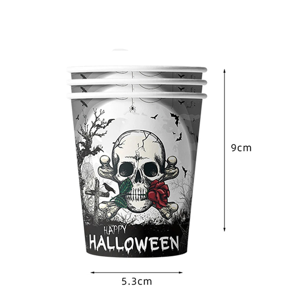 Gobelet Halloween Motif Effrayant Design