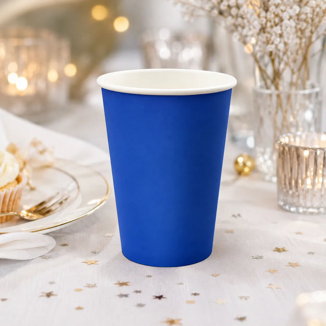 Gobelet Jetable Bleu Foncé Beau