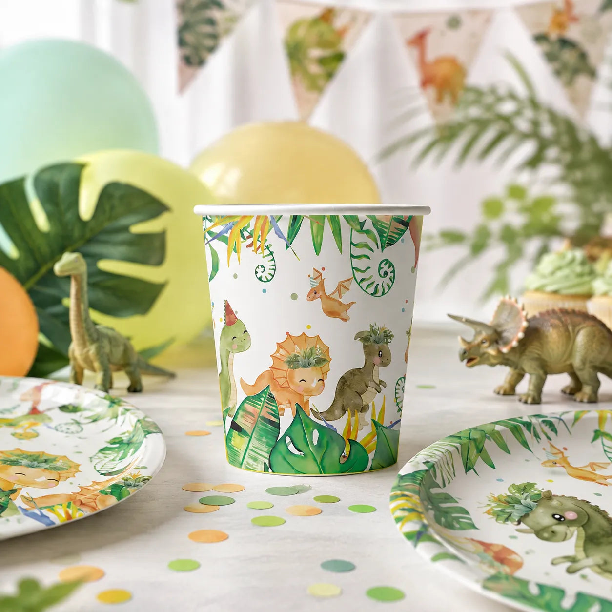 Gobelet Jetable Petits Dinosaures Unique