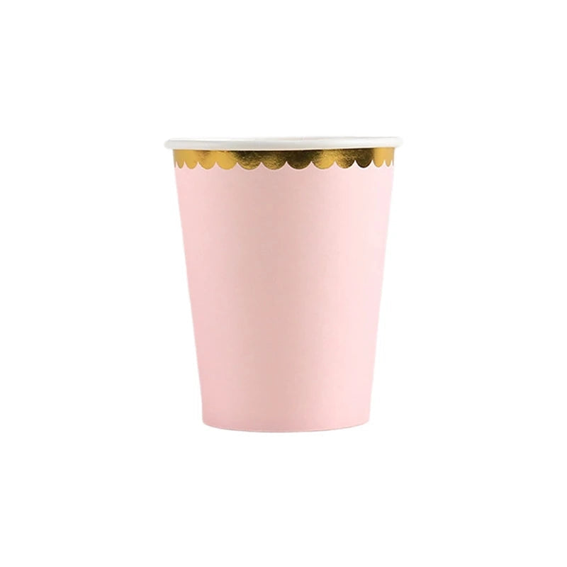 Gobelet Vaisselle Jetable Rose