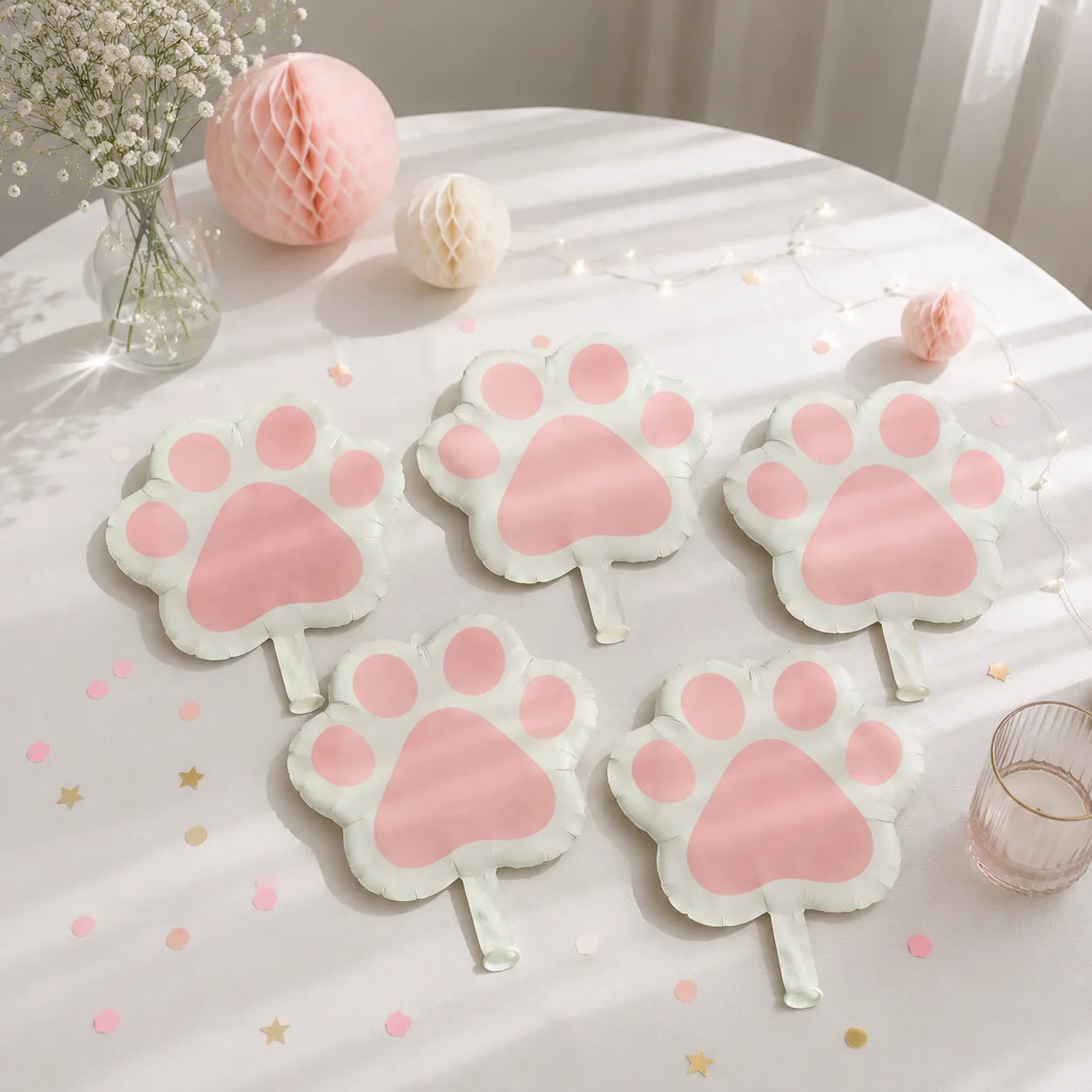 Grand Ballon Anniversaire Pattes d’Ours Fille kawai