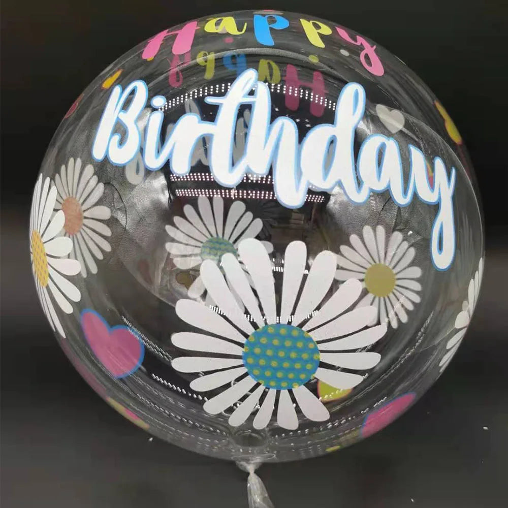 Gros Ballon Transparent Déco Anniversaire Original