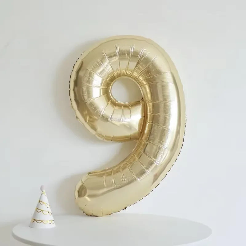 Gros Ballons Anniversaire en Aluminium 9