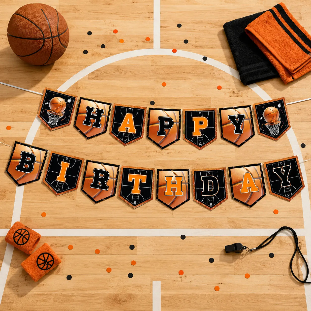 Guirlande Anniversaire Basketball