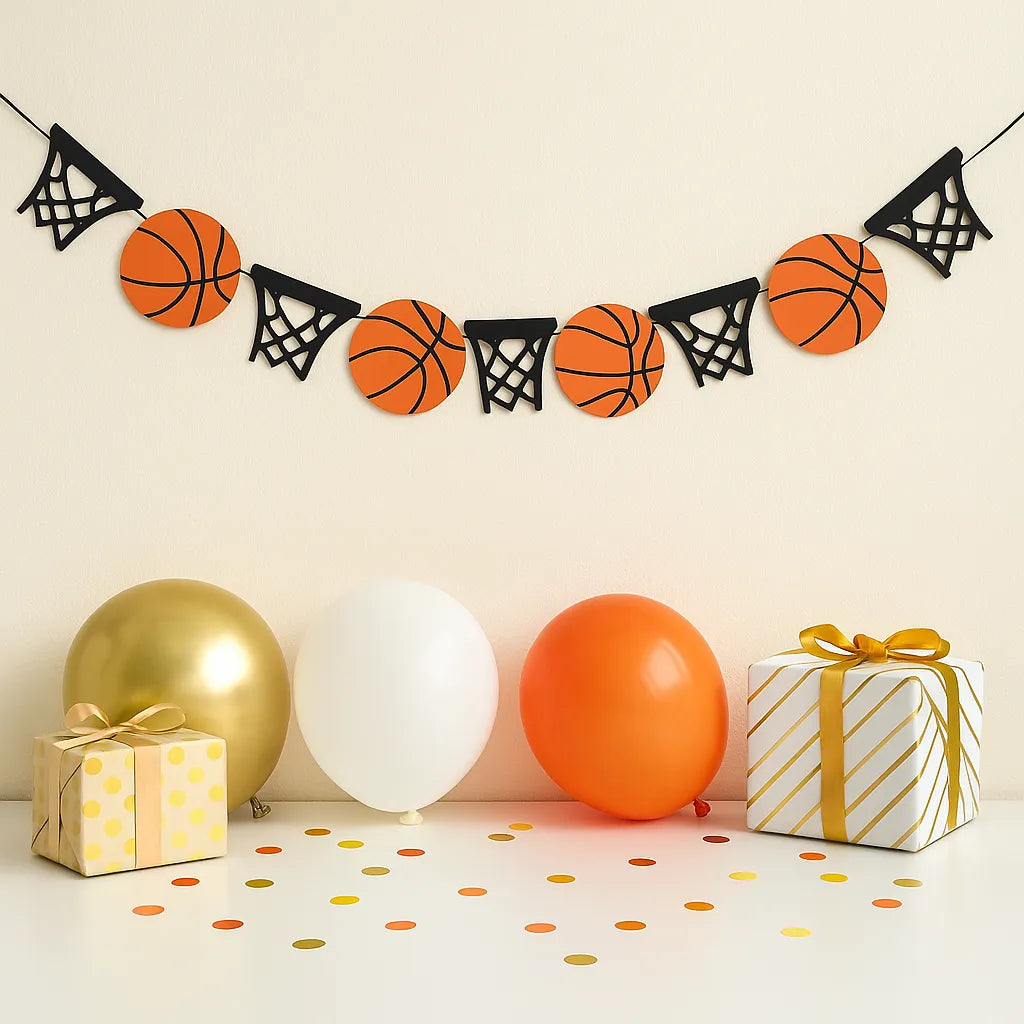 Guirlande Anniversaire Basketball Sportif