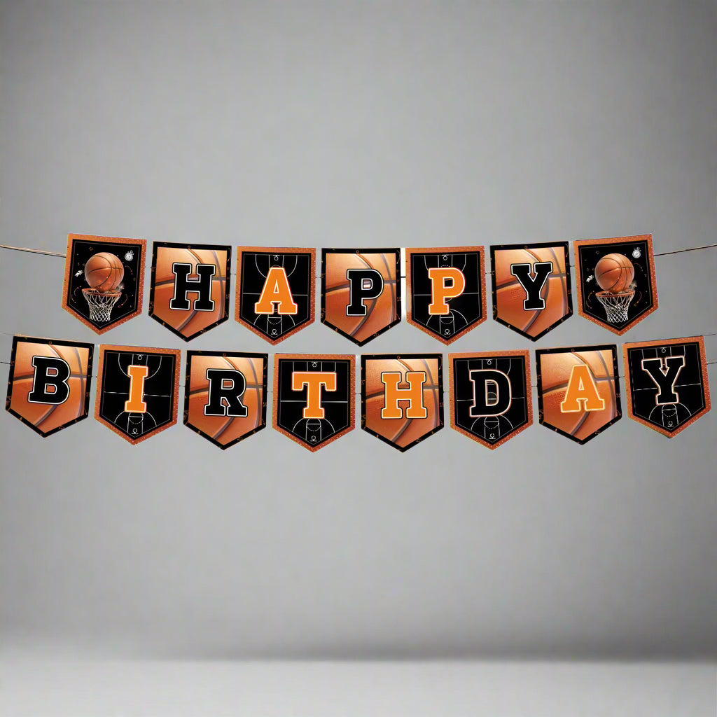 Guirlande Anniversaire Basketball stylé