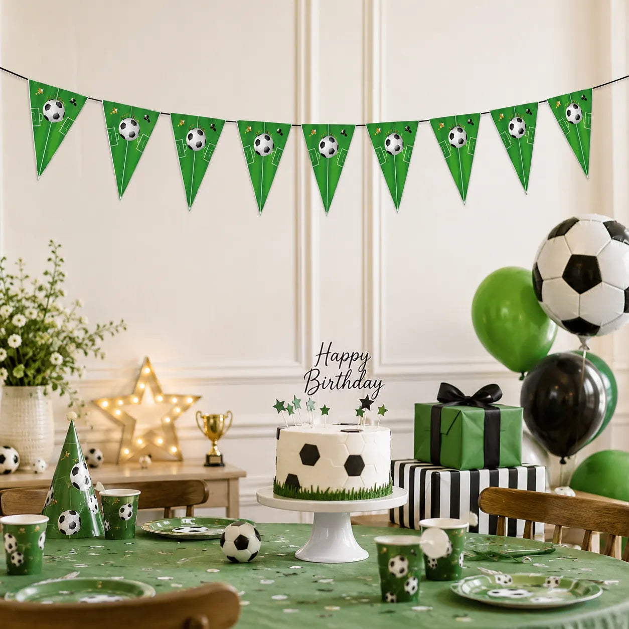 Guirlande Anniversaire Football festif