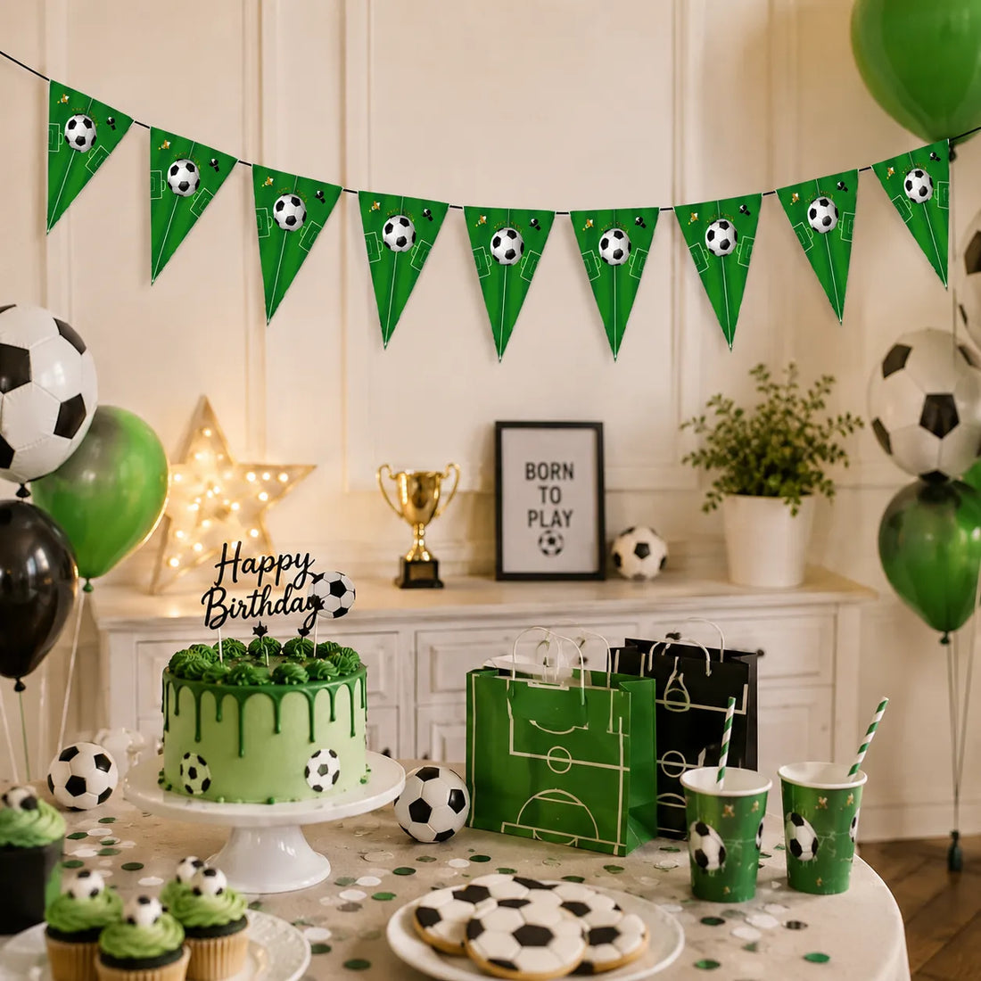Guirlande Anniversaire Football original