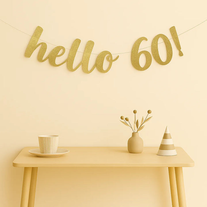 Guirlande Anniversaire Hello 60