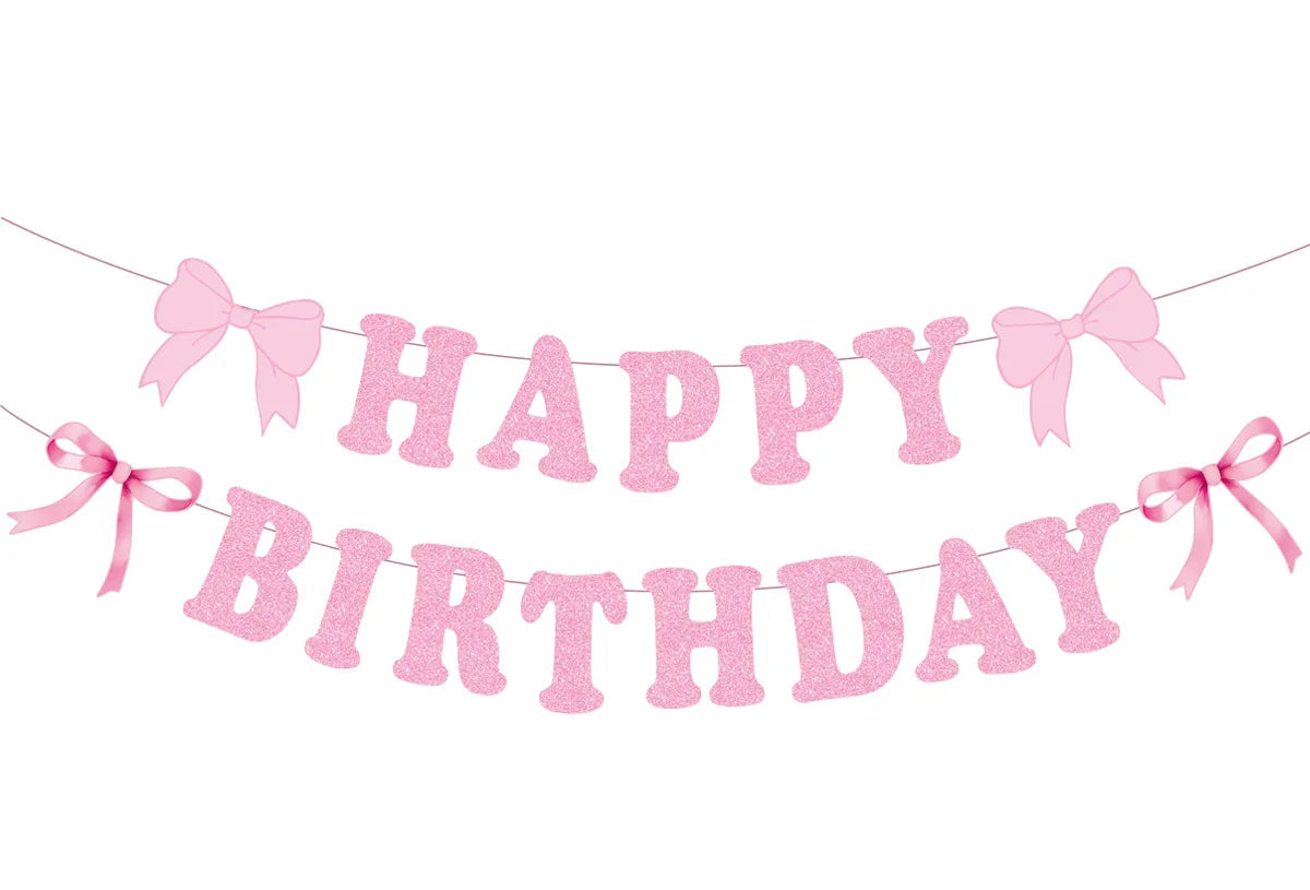 Guirlande Anniversaire Kawaï Girly Unique