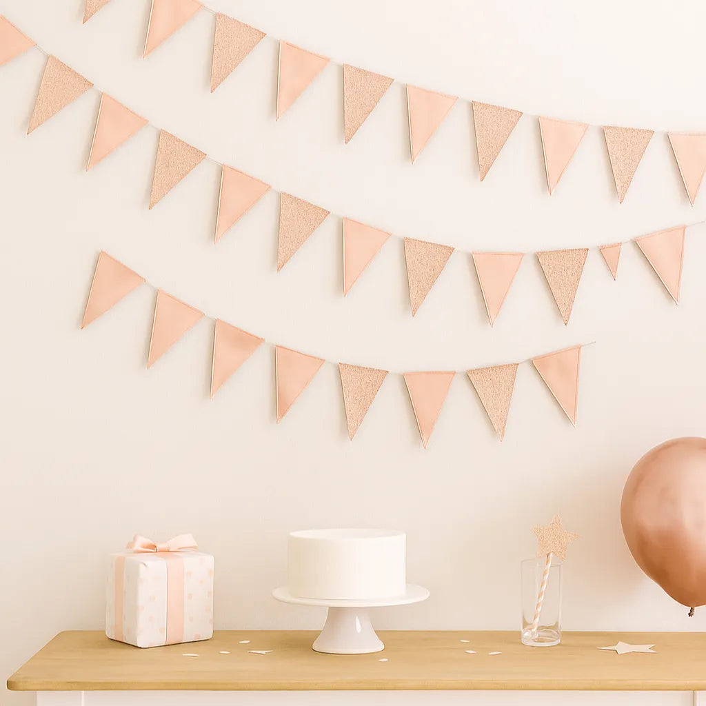 Guirlande Anniversaire Rose Gold