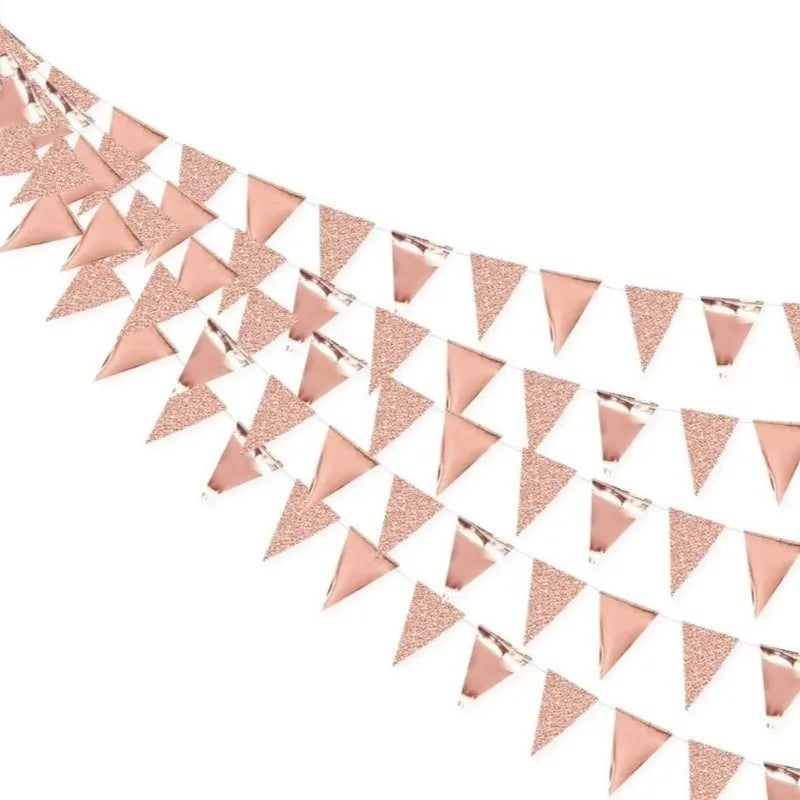 Guirlande Anniversaire Rose Gold Unique