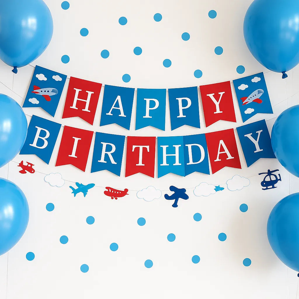 Guirlande Anniversaire Voyage Thématique