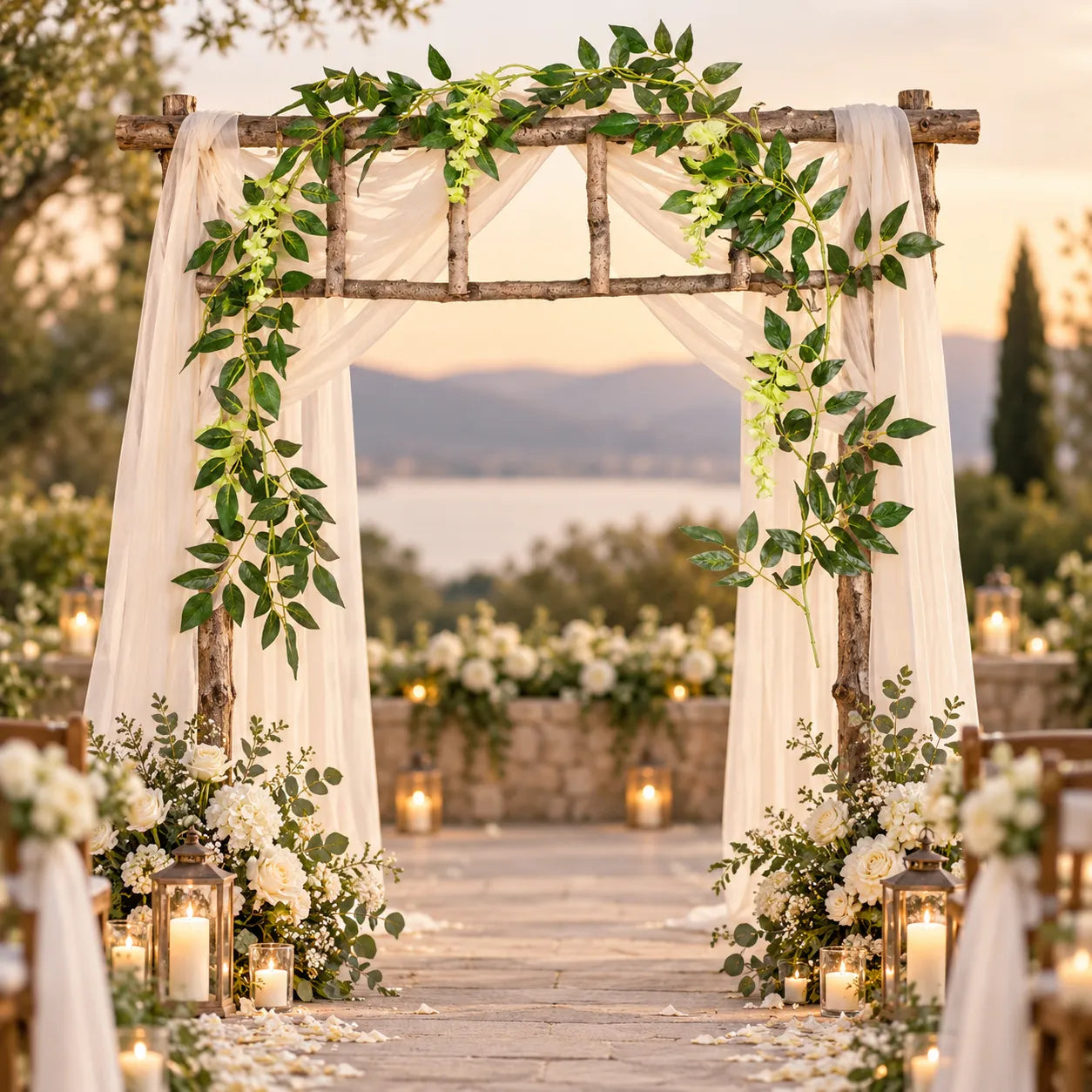 Guirlande Artificielle Décorative Arche Mariage Bohème 