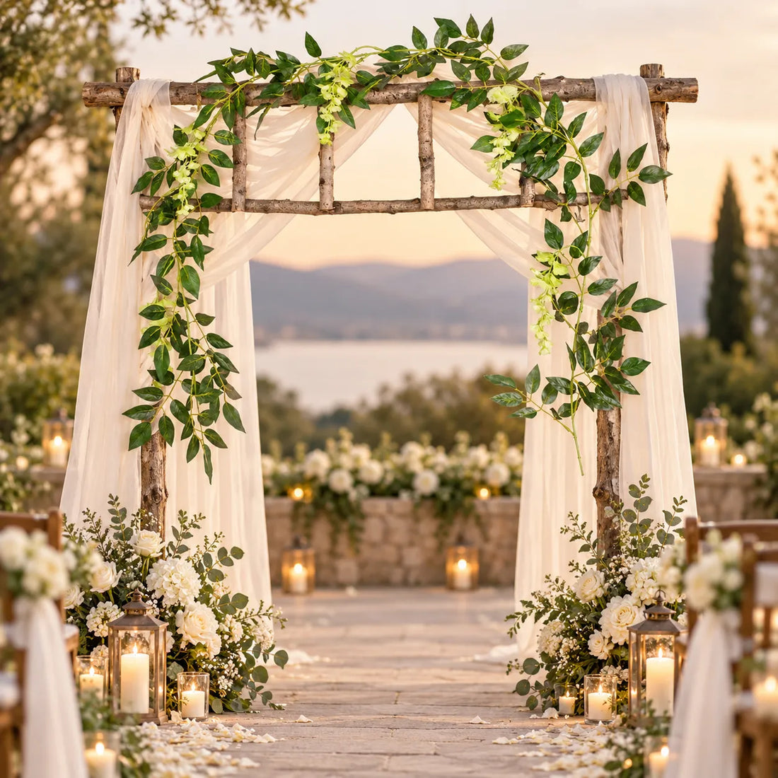 Guirlande Artificielle Décorative Arche Mariage Bohème 
