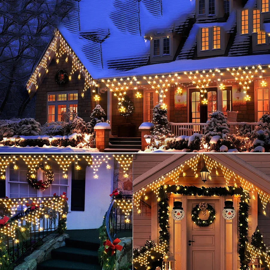 Guirlande Décorative Filet Blanc Chaud Elégant