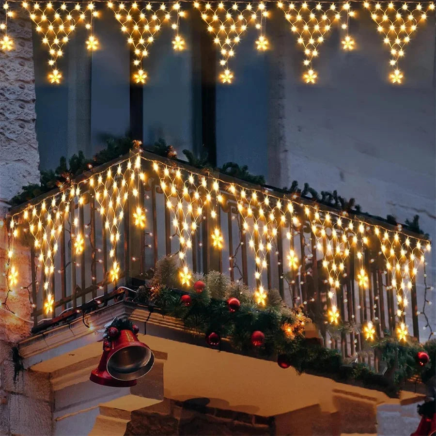 Guirlande Décorative Filet Blanc Chaud Festive