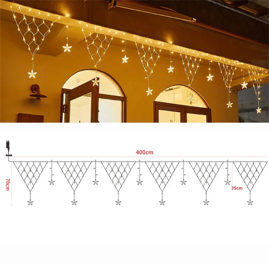 Guirlande Décorative Filet Blanc Chaud Minimaliste