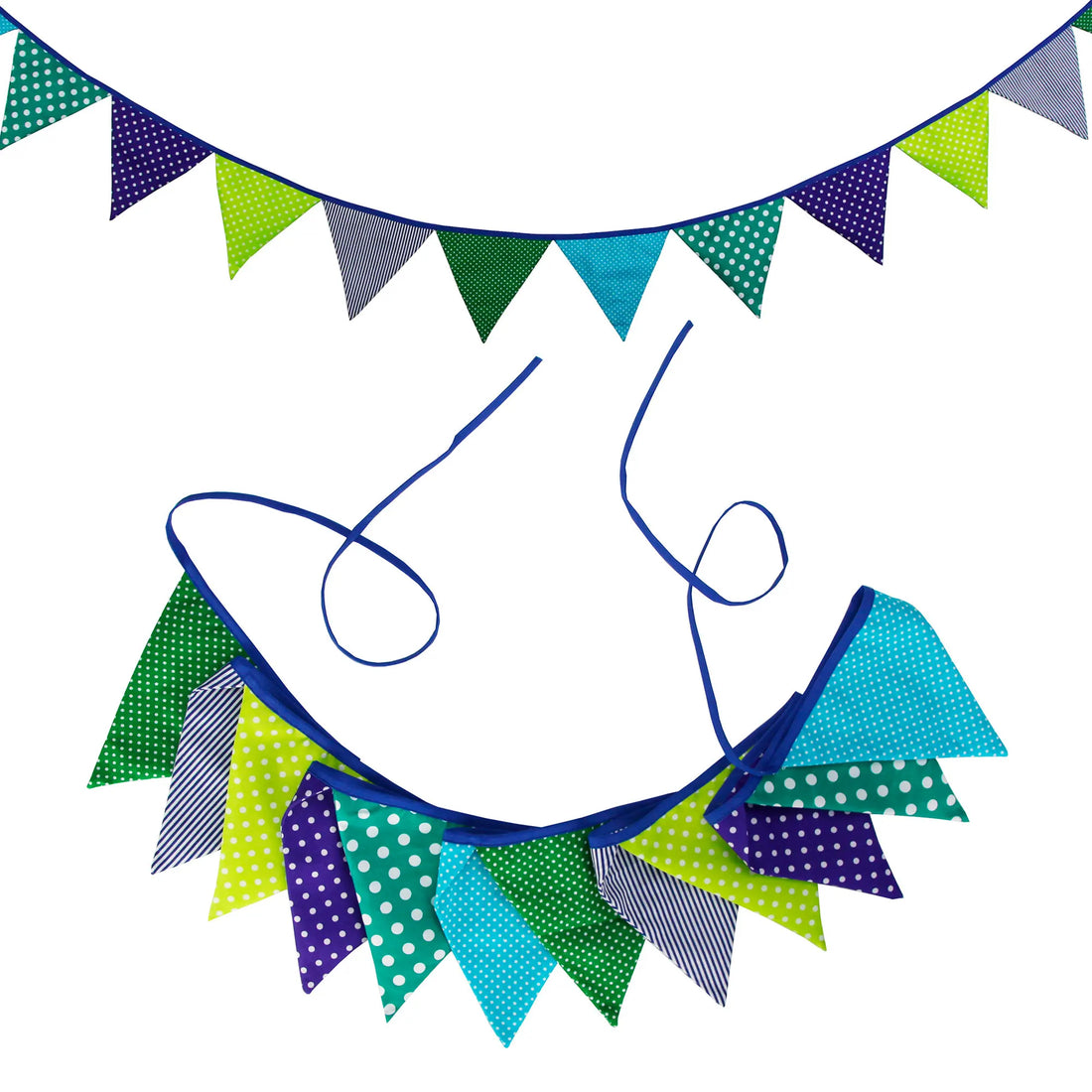 Guirlande Fanion en Tissu à Pois Harmonieux