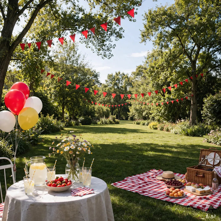 Guirlande Festive Rouge