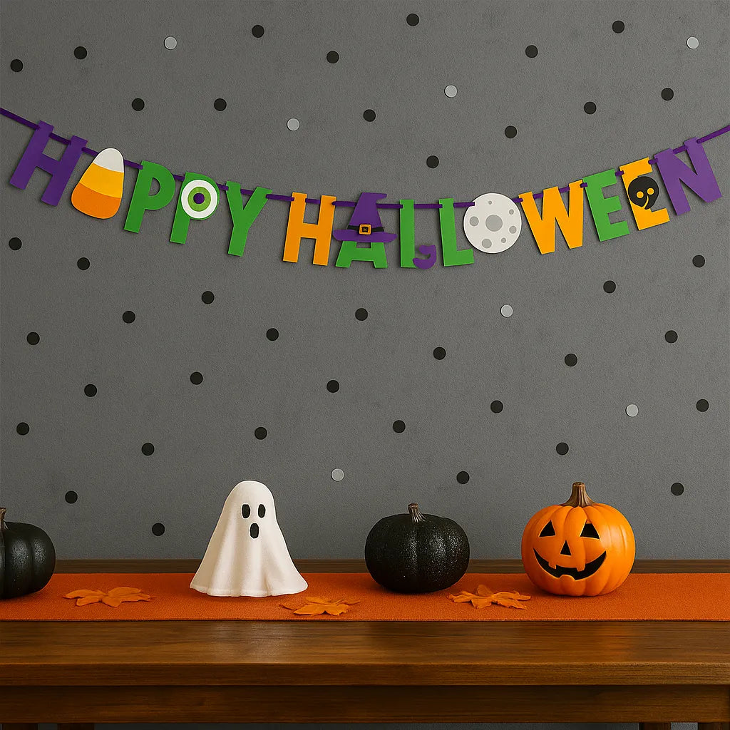 Guirlande Happy Halloween Design 
