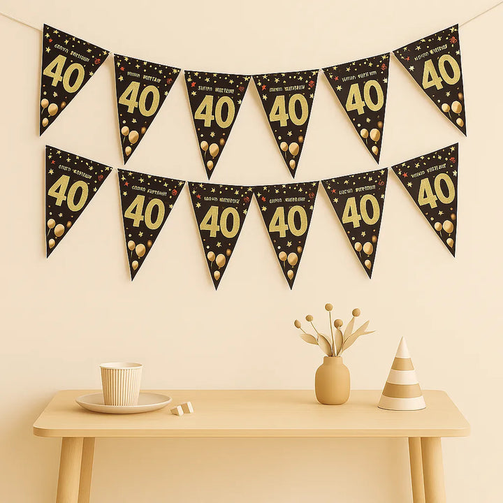 Guirlande Joyeux Anniversaire 40 Ans