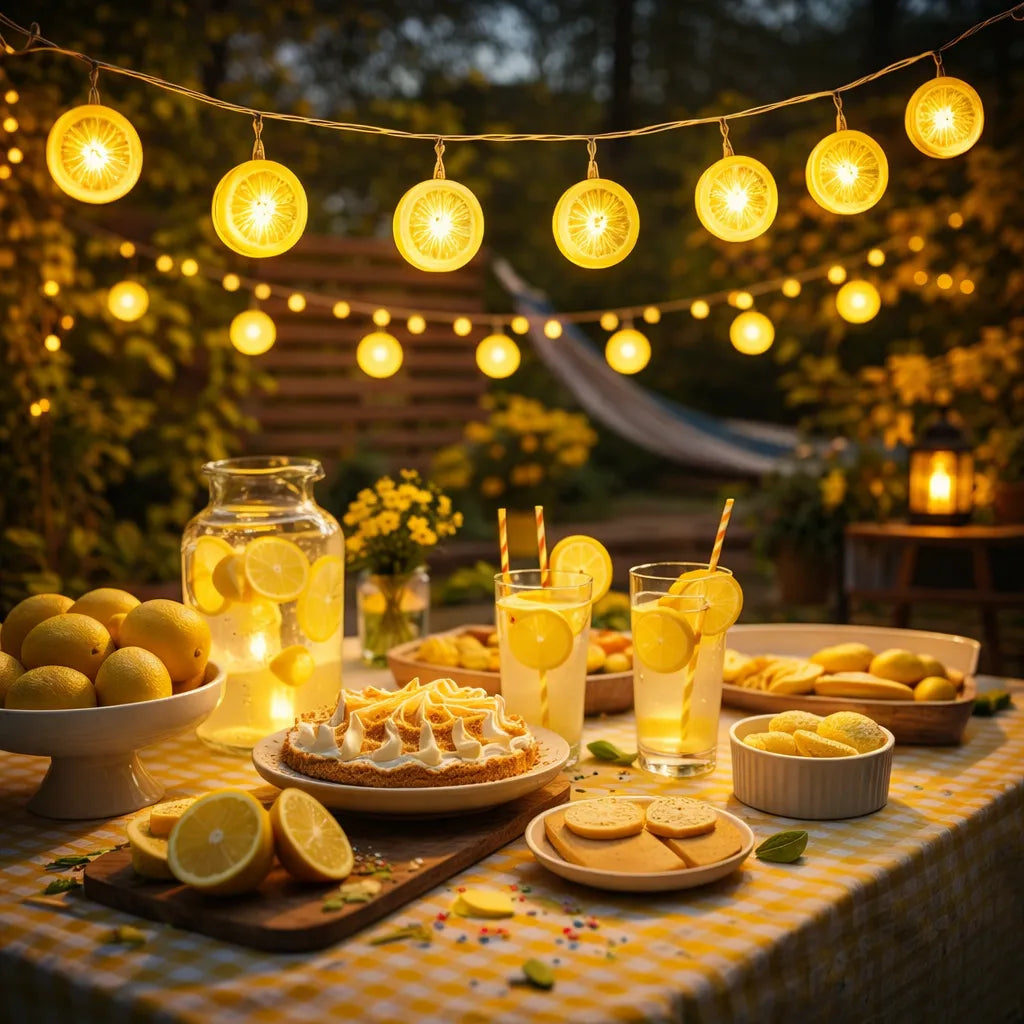 Guirlande Lumineuse Citron 